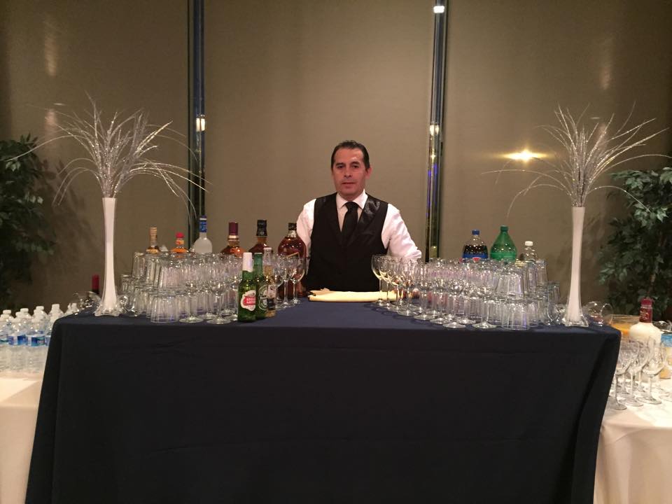 Beautiful Bar Setup Glass and Crystal