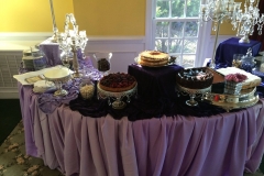 Crystals and Cakes Dessert Table