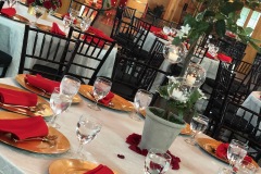 Red accents at Harbour View