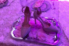 Shoes Displayed at a Quinceanera